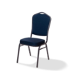 HorecaTraders Stapelbare stoel  | 2 kleuren | 44x52x93 cm