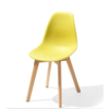 HorecaTraders Keeve Chair | 47x53x83 cm | Yellow