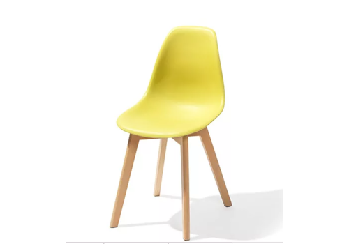  HorecaTraders Chaise Keeve | 47x53x83 cm | Jaune 