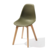 HorecaTraders Keeve Chair | Plastic | 47x53x83cm | Dark green