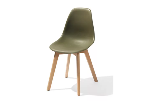  HorecaTraders Keeve Chair | Plastic | 47x53x83cm | Dark green 
