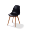 HorecaTraders Keeve Chair | Plastic | 47x53x83 cm | Black