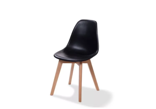  HorecaTraders Keeve Chair | Plastic | 47x53x83 cm | Black 