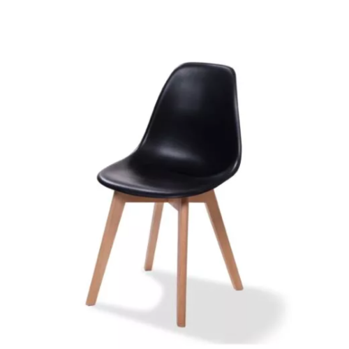  HorecaTraders Keeve Chair | Plastic | 47x53x83 cm | Black 