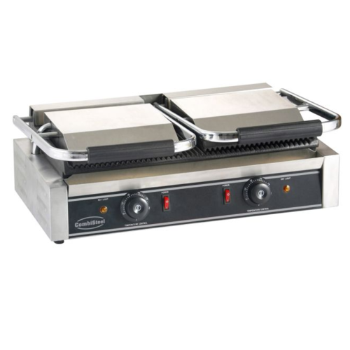  Combisteel Contact grill | Ribbed | 41x58x19 cm | +50 to +300°C 