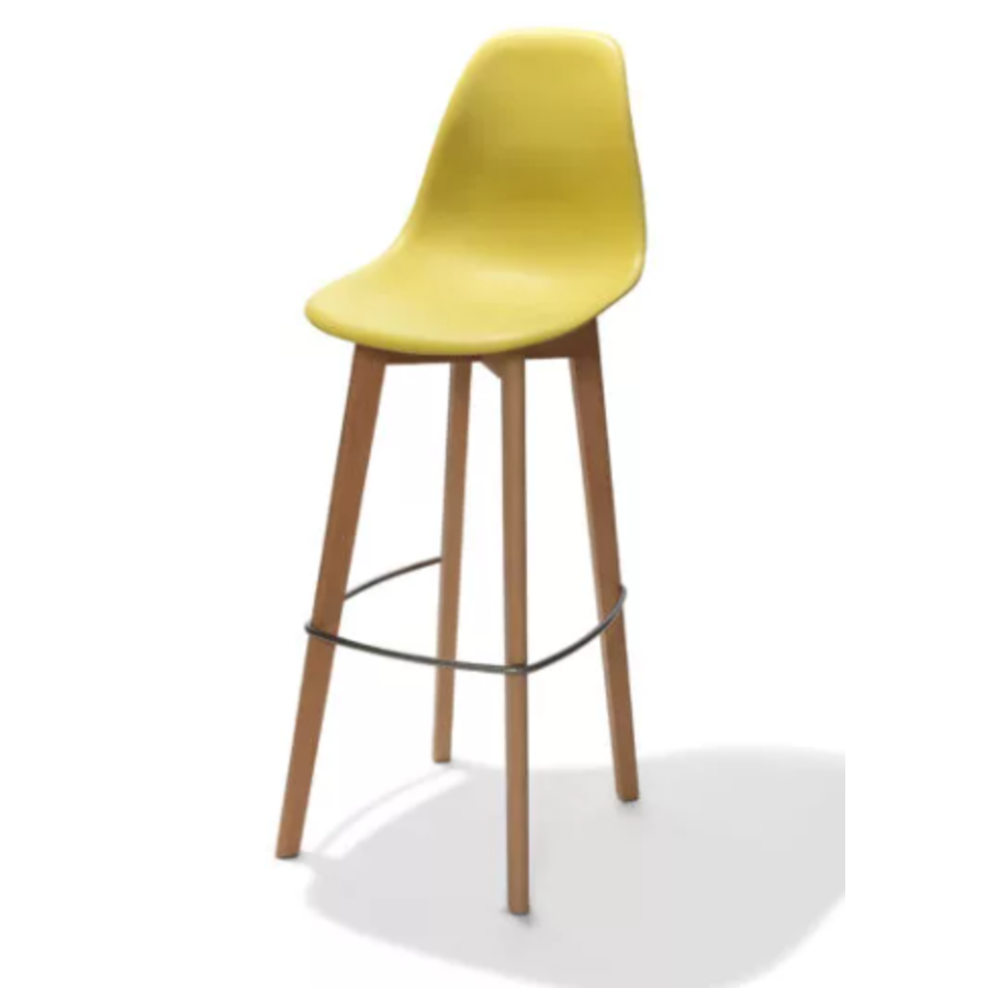 Bar stool | Without Armrest | 47x53x119cm | Yellow