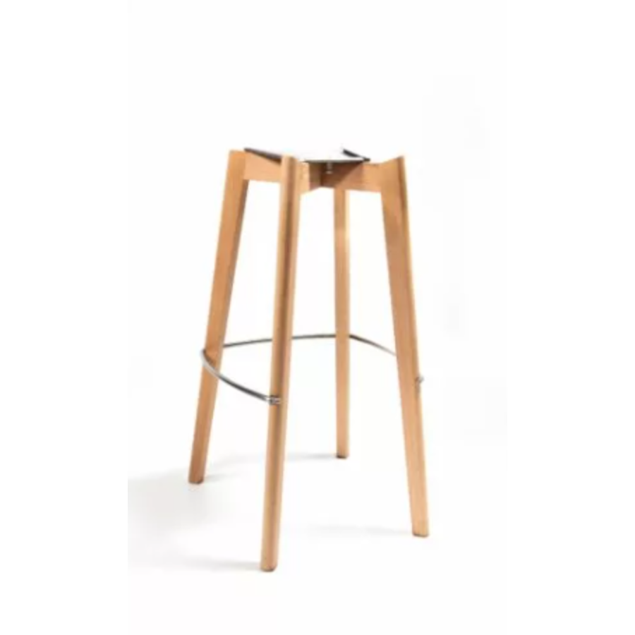 Tabouret de bar Keeve | Sans accoudoir | 47x53x119cm | Gris
