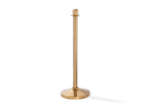  HorecaTraders Barrier post | Brass | 32x32x95 cm 