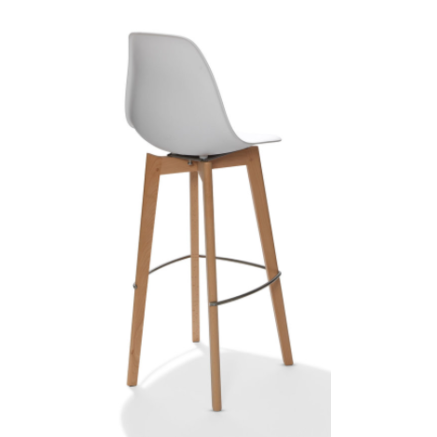 Tabouret de bar | Sans accoudoir | 47x53x119cm | Blanc