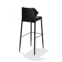 Barhocker Louis | Kunstleder | 50x47x105 cm | Schwarz