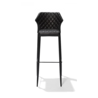 Barhocker Louis | Kunstleder | 50x47x105 cm | Schwarz