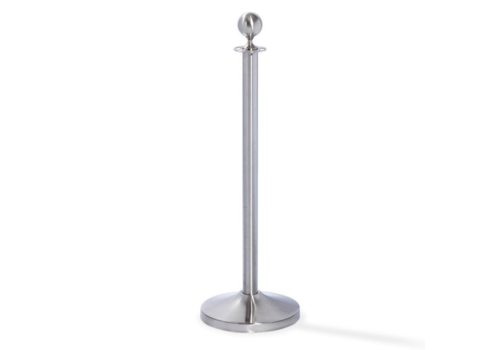  HorecaTraders Barrier post | stainless steel | 32x32x95cm 