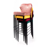 Barhocker Louis | Kunstleder | 50x47x105cm | Grün | Feuerbeständig
