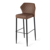 HorecaTraders Bar stool Louis | Leatherette | 50x47x105cm | Fire resistant