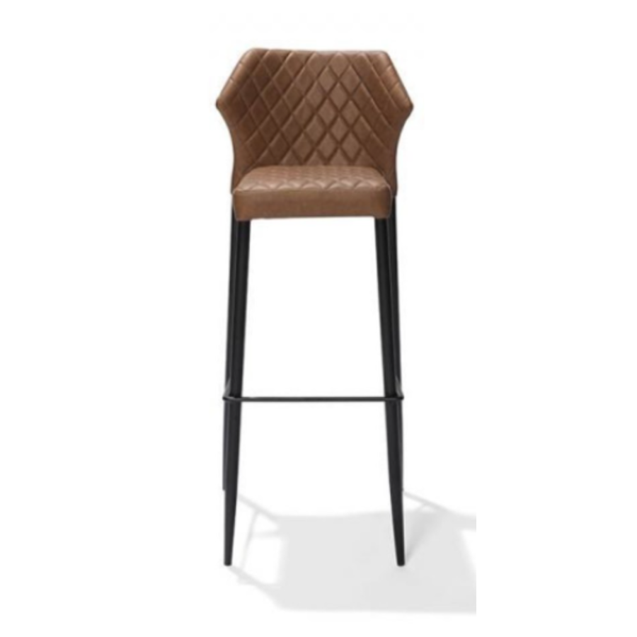 Bar stool Louis | Leatherette | 50x47x105cm | Fire resistant