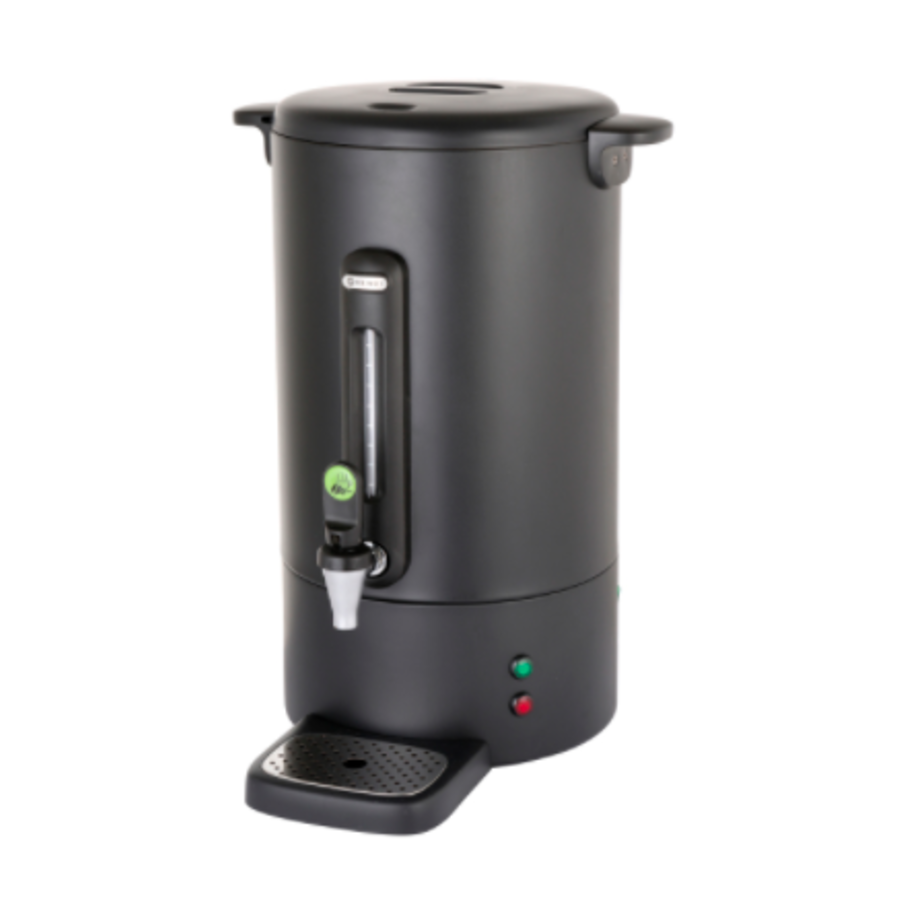Percolateur et bouilloire pour boissons chaudes | acier inoxydable | 7L | Noir mat