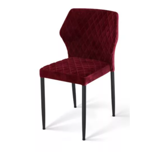  HorecaTraders Louis Stuhl | Kunstleder | 49x57,5x81,5cm | Bordeaux 
