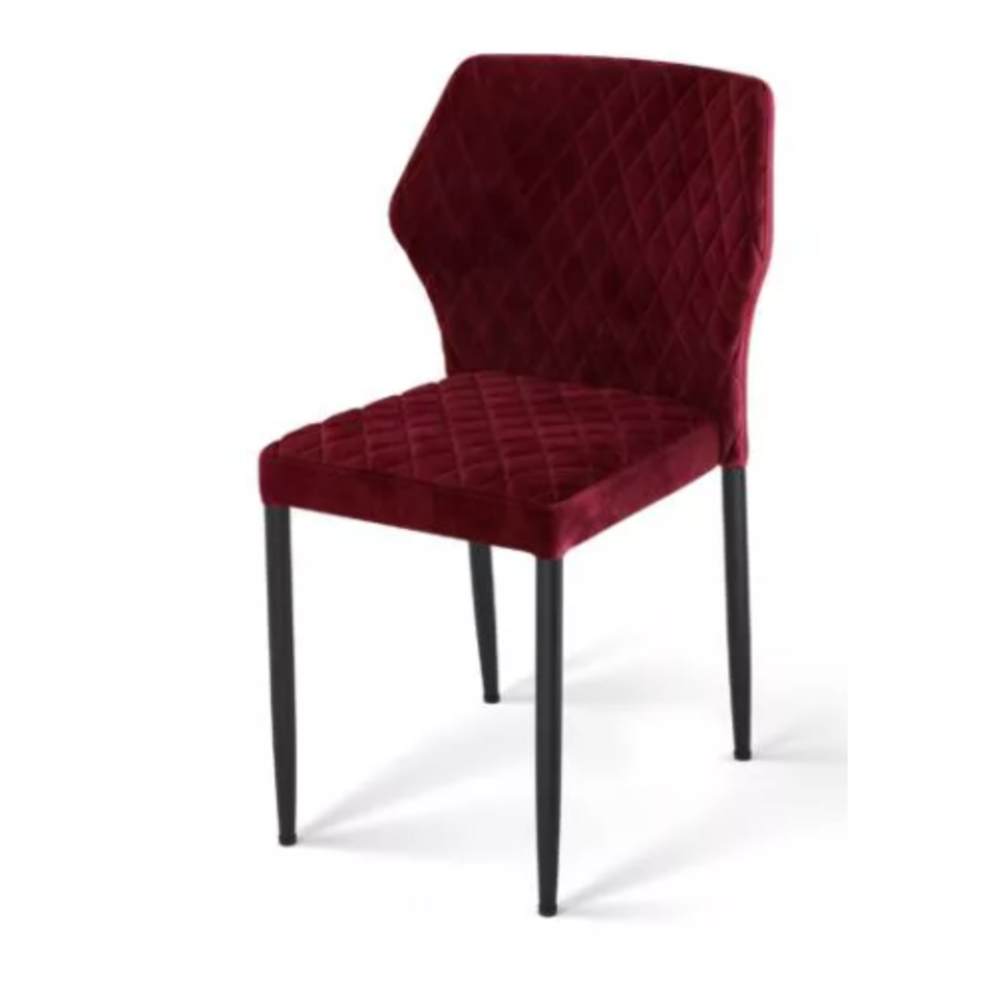 Louis Chair | Leatherette | 49x57.5x81.5cm | Bordeaux