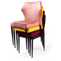 Louis Chair | Leatherette | 49x57.5x81.5cm | Bordeaux