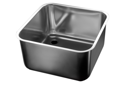  HorecaTraders Welded Sink Stainless Steel | 5 Formats | Square 