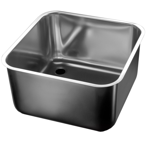  HorecaTraders Welded Sink Stainless Steel | 5 Formats | Square 