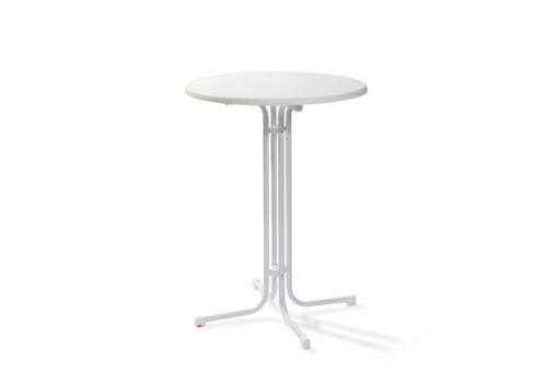  HorecaTraders Standing table | White | 70x70x109cm 