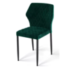 HorecaTraders Louis chair | Leatherette | 49x57.5x81.5cm | Green