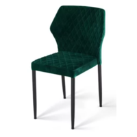 Chaise Louis | Simili cuir | 49x57,5x81,5cm | Vert