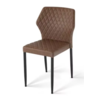 HorecaTraders Louis Chair | Leatherette | 49x57.5x81.5cm | Fire resistant