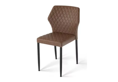 HorecaTraders Chaise Louis | Simili cuir | 49x57,5x81,5cm | Résistant au feu 