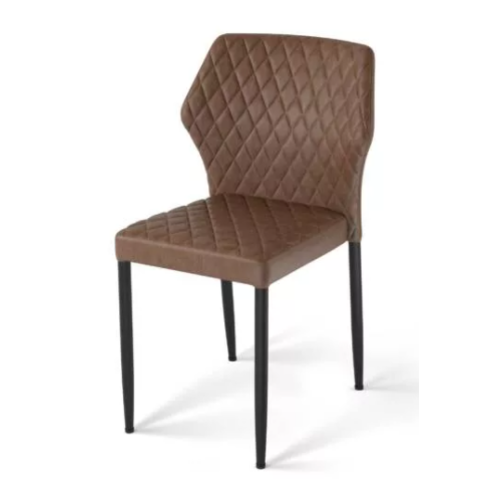  HorecaTraders Louis Chair | Leatherette | 49x57.5x81.5cm | Fire resistant 