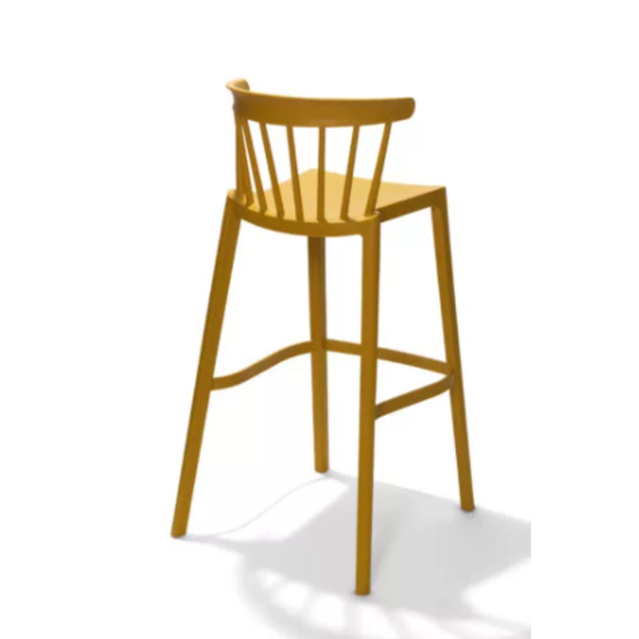 Barstool Windson | Plastic | 56x55x103cm | Yellow