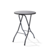 HorecaTraders Standing table plus | Black | 85x85x109 cm