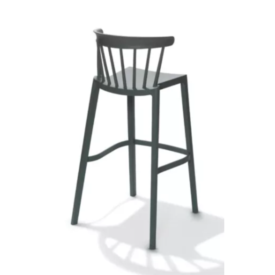 Barstool Windson | Plastic | 56x55x103cm | Green