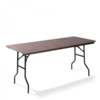 HorecaTraders Dining table | Wood | Foldable | 122x76x76cm