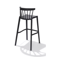 Barhocker Windson | Kunststoff | 56x55x103cm | Grau