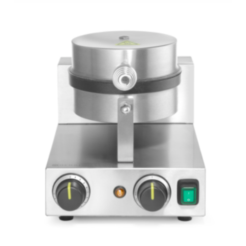  Hendi Waffle maker round | Stainless steel | Ø190mm | 250x380x590mm 