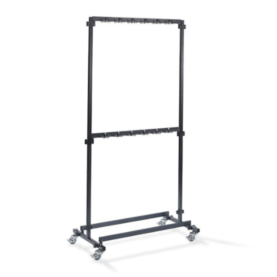 Garde-robe | Mobile | Noir | 60x100x200 cm | Capacité 48