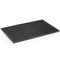 Bar mat | 45x30x1 cm | Black silicone