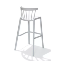 Bar stool Windson | Plastic | 56x55x103cm | White