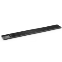 Tapis de bar | 30x15x2 cm | Silicone noir