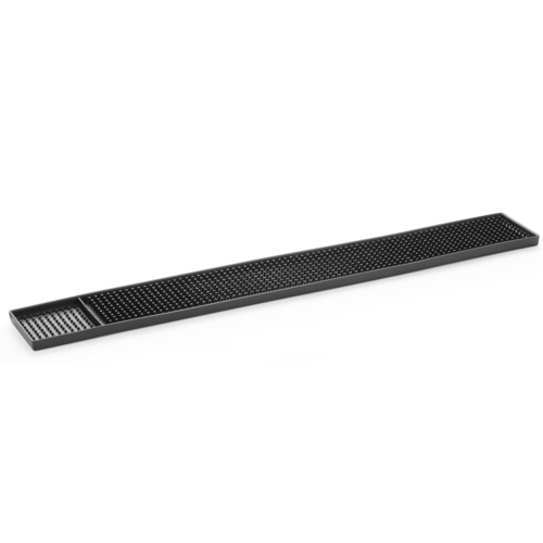  Hendi Tapis de bar | 30x15x2 cm | Silicone noir 