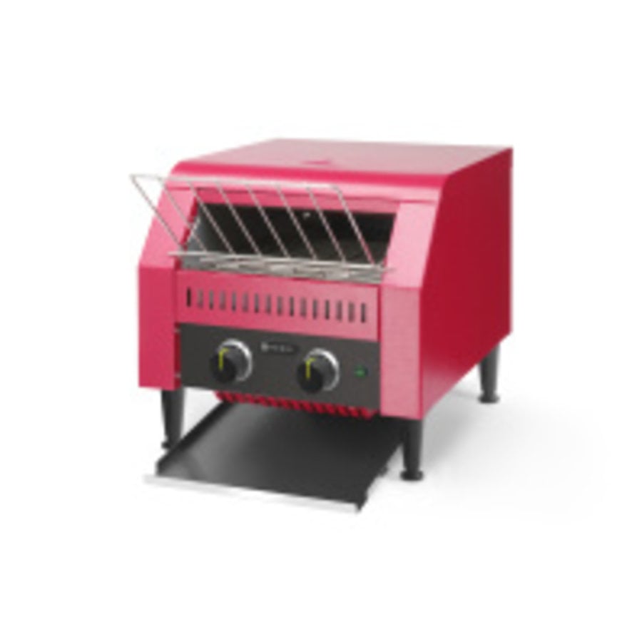 Walk-through Toaster | stainless steel | Red