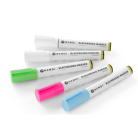 Kreidemarker | 6 mm | 2 weiße, 1 rosa, 1 gelber und 1 bronzefarbener Marker