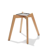 Keeve Chair | Wood & Plastic | 61x61.5x83cm | Black