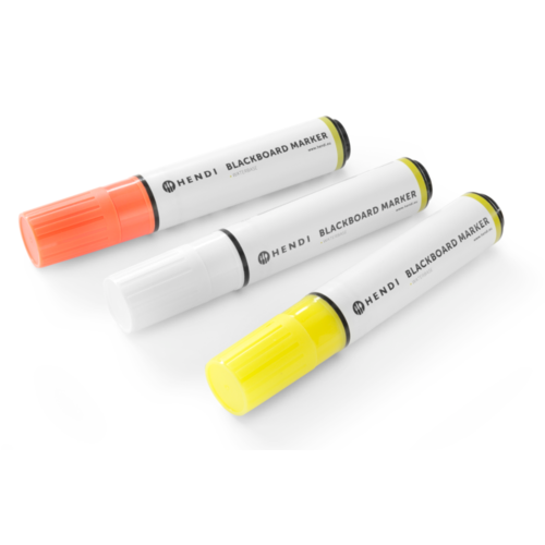  Hendi Chalk Markers | 15mm| 3 colors | 3 markers 