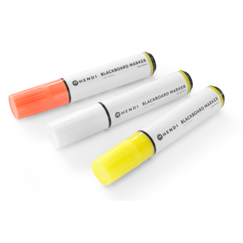  Hendi Kreidemarker | 15 mm | 3 Farben | 3 Stifte 