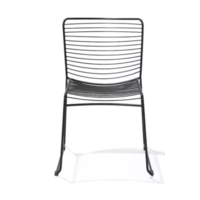 Wire Steel Chair | Black | 51x52x78cm