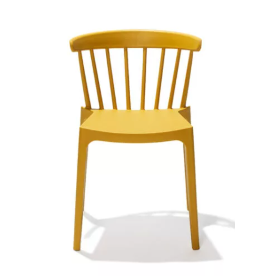 Chair Windsor | Plastic | Yellow | 54x53x75cm