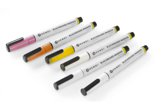  Hendi Chalk Markers | 1mm| 4 colors | 6 pcs. 